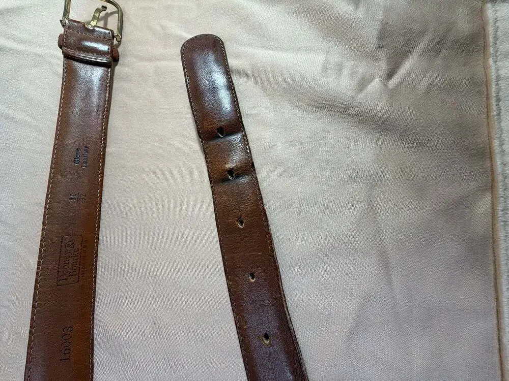Dooney & Bourke Brown Leather Belt - Size 32/80